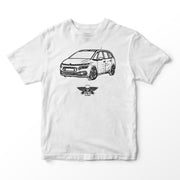 JL Basic Illustration for a Citroen Grand C4 Picasso Motorcar fan T-shirt