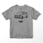 JL Basic Illustration for a Citroen Grand C4 Picasso Motorcar fan T-shirt