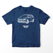 JL Basic Illustration for a Citroen Grand C4 Picasso Motorcar fan T-shirt