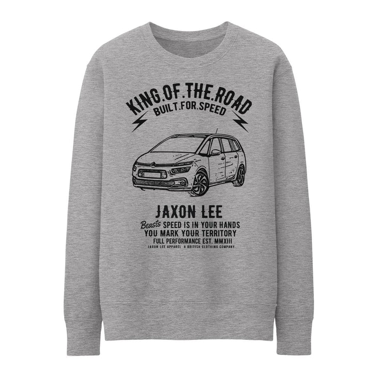 JL King Illustration for a Citroen Grand C4 Picasso Motorcar fan Jumper