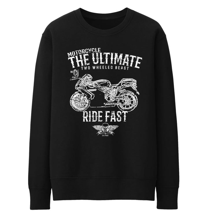 JL Ultimate Illustration For A Ducati 749 Motorbike Fan Jumper