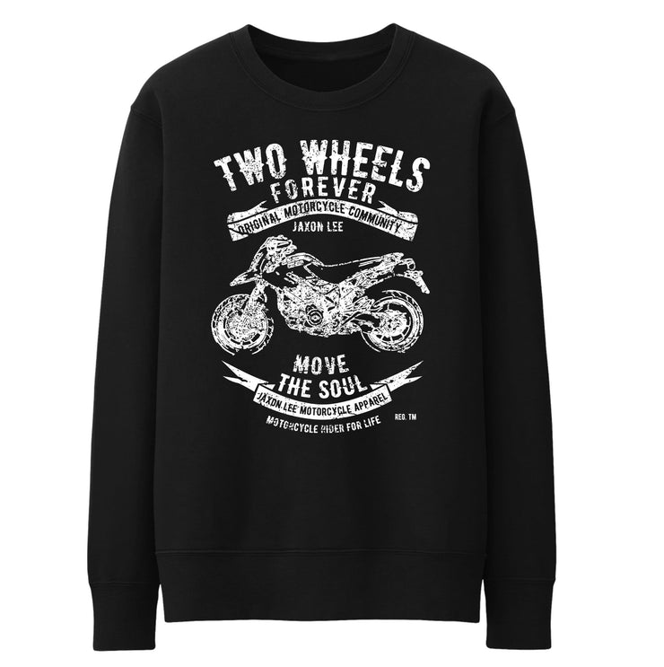 JL Soul Illustration For A Ducati Hypermotard 1100EVO Motorbike Fan Jumper