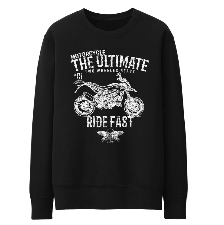 JL Ultimate Illustration For A Ducati Hypermotard 939SP Motorbike Fan Jumper