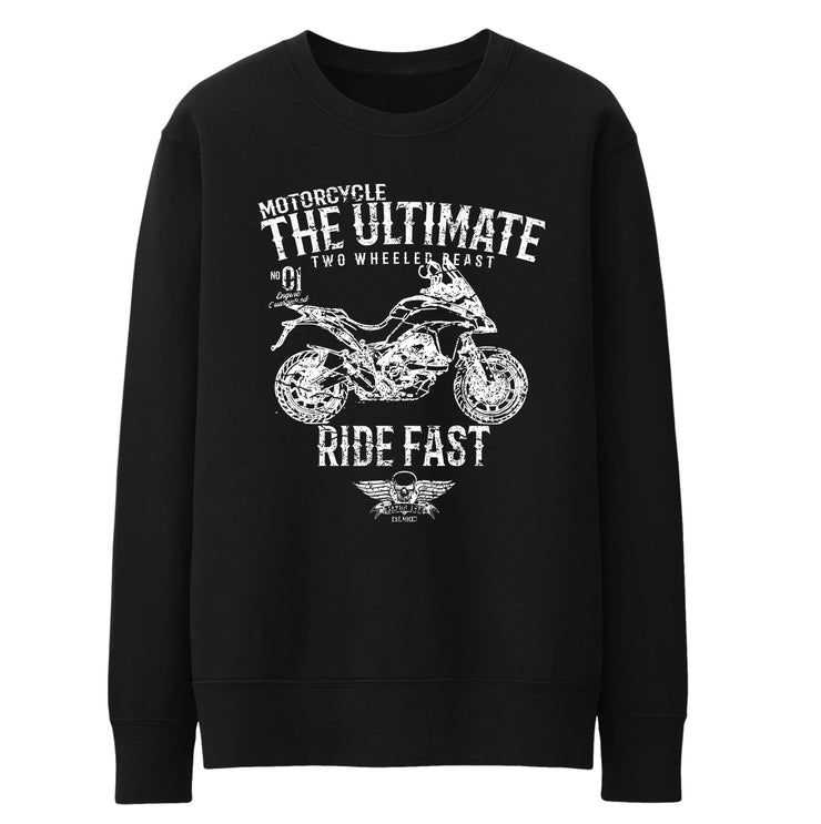 JL Ultimate Illustration For A Ducati Multistrada 950 Motorbike Fan Jumper
