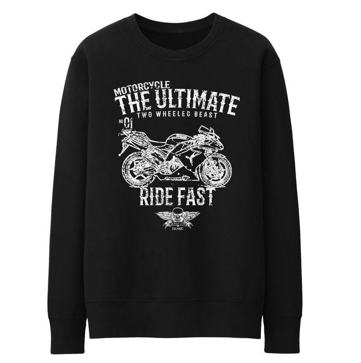 JL Ultimate Illustration For A Kawasaki Ninja ZX10R 2007 Motorbike Fan Jumper