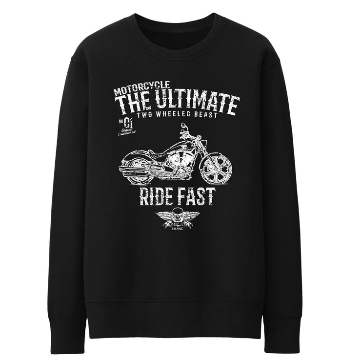 JL Ultimate Illustration For A Victory Vegas Motorbike Fan Jumper