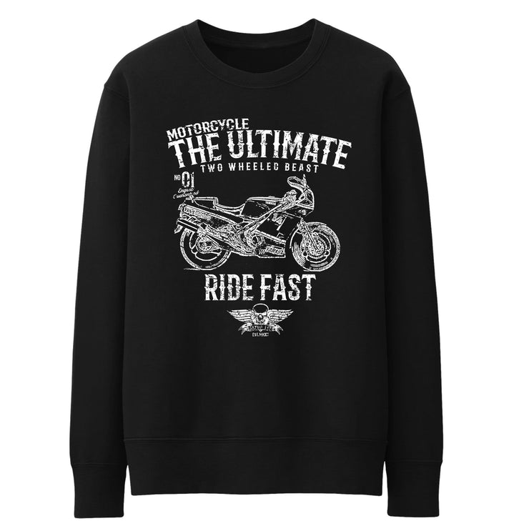 JL Ultimate Illustration For A Yamaha RD500 YPVS LC Motorbike Fan Jumper