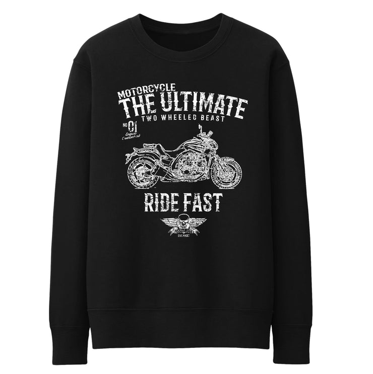 JL Ultimate Illustration For A Yamaha VMAX 2015 Motorbike Fan Jumper