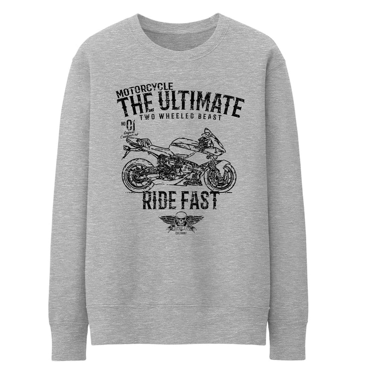 JL Ultimate Illustration For a BMW HP2 Sport Motorbike Fan Jumper