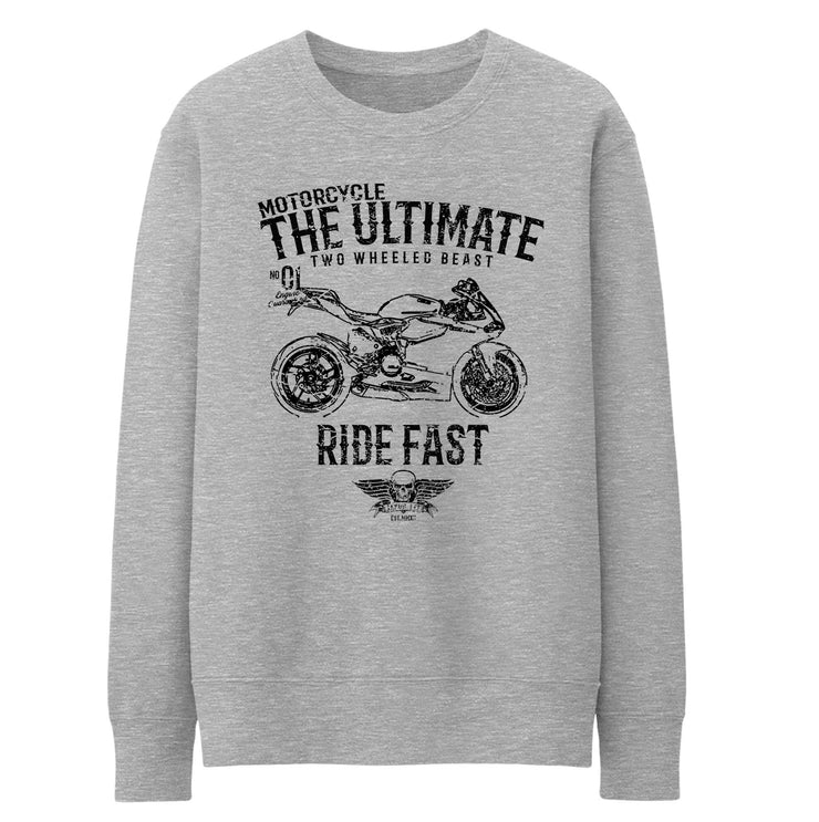 JL Ultimate Illustration For A Ducati 1199 Panigale Motorbike Fan Jumper