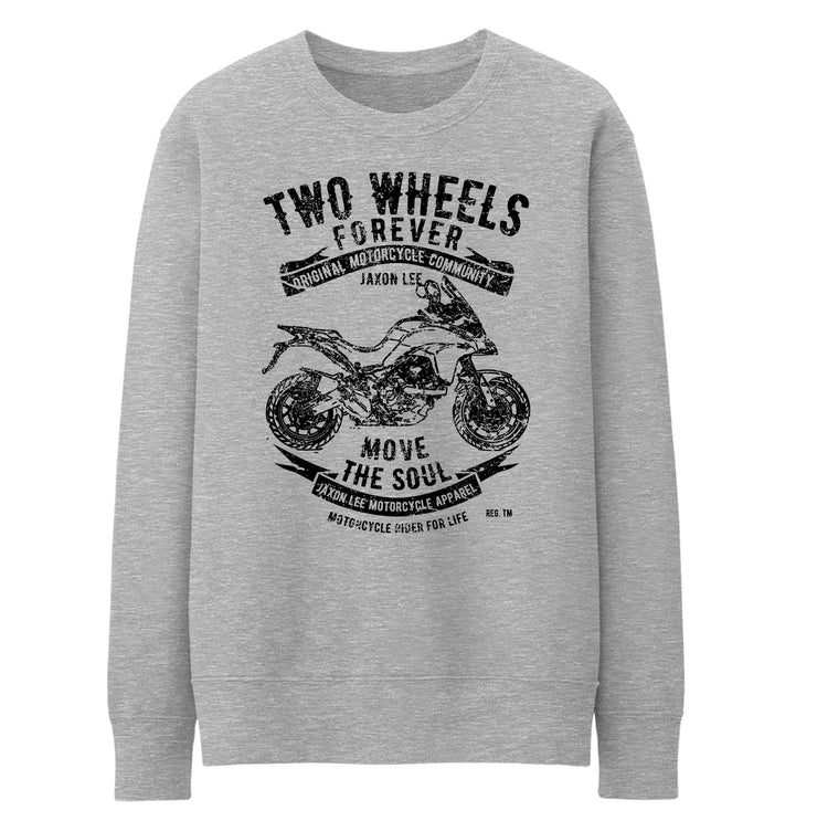 JL Soul Illustration For A Ducati Multistrada 950 Motorbike Fan Jumper