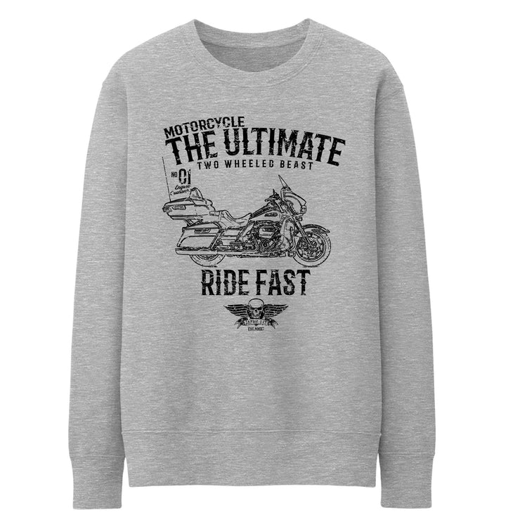 JL Ultimate Art Jumper aimed at fans of Harley Davidson Electra Glide Ultra Classic Motorbike