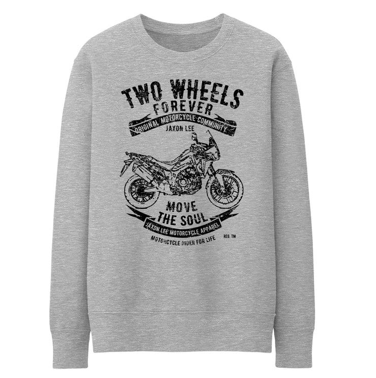 JL Soul Illustration For A Honda Africa Twin 2016 Motorbike Fan Jumper