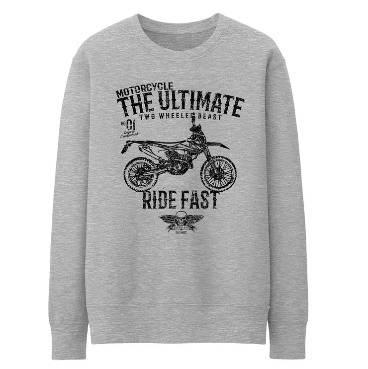 JL Ultimate illustration for a KTM 250 EXC F Motorcycle fan Sweat