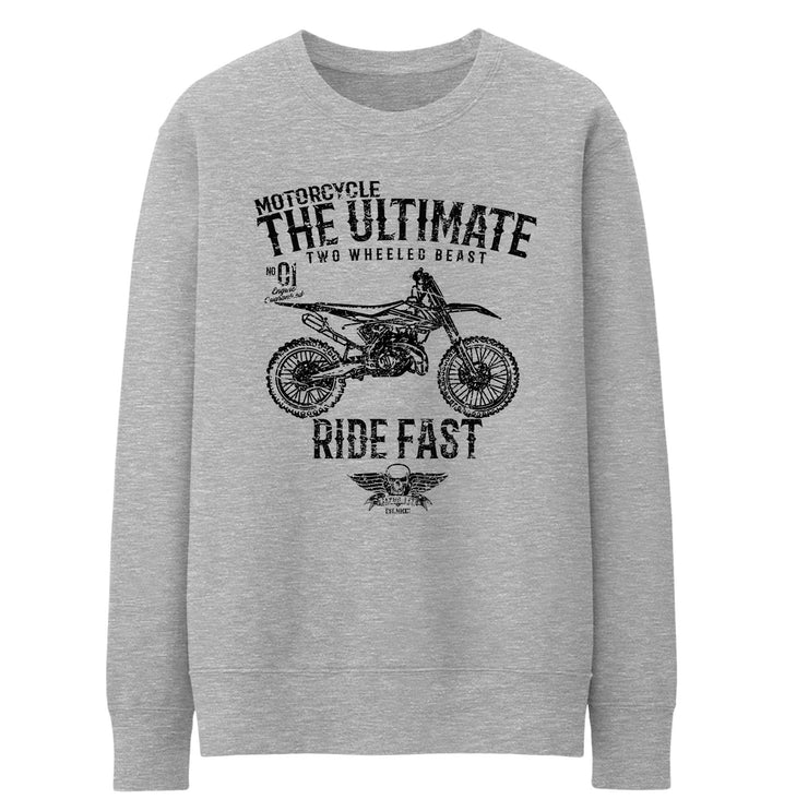 JL Ultimate illustration for a KTM 250 SX Motorbike fan Jumper