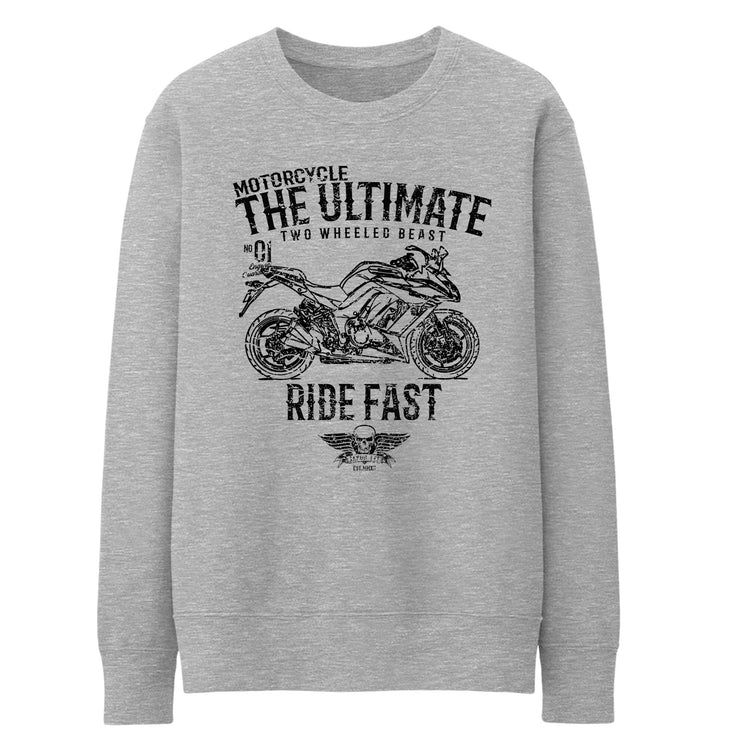 JL Ultimate Illustration For A Kawasaki Z1000SX 2016 Motorbike Fan Jumper