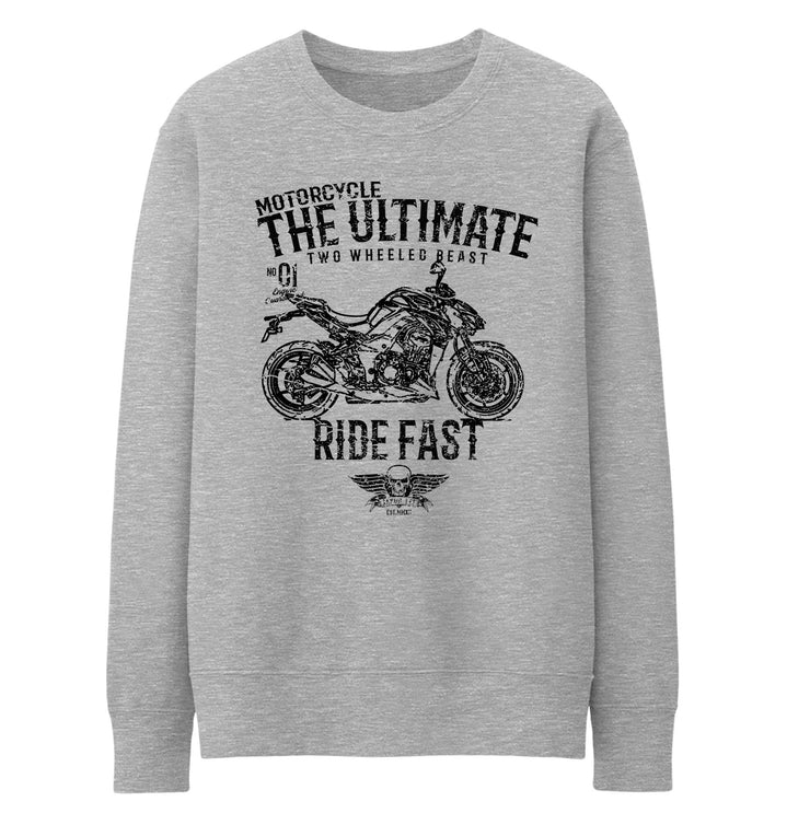 JL Ultimate Illustration For A Kawasaki Z1000 Motorbike Fan Jumper