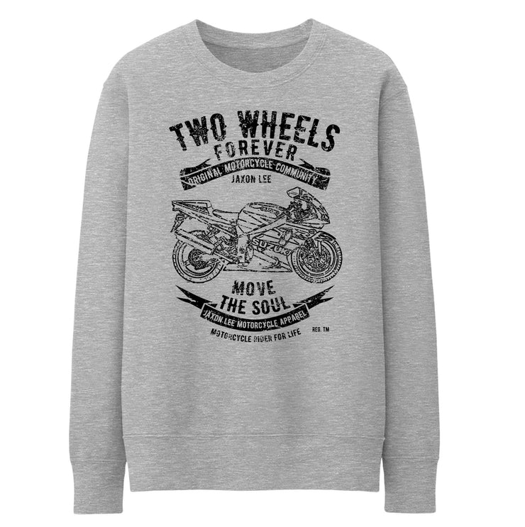 JL Soul Illustration For A Suzuki GSXR 750 2003 Motorbike Fan Jumper