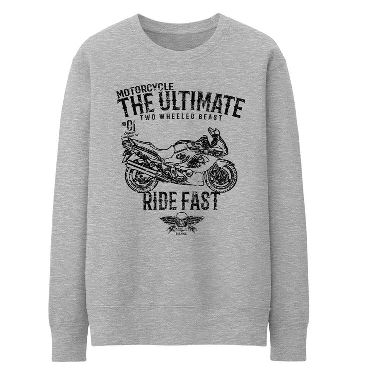 JL Ultimate Illustration For A Suzuki Katana GSX 750F 2007 Motorbike Fan Jumper