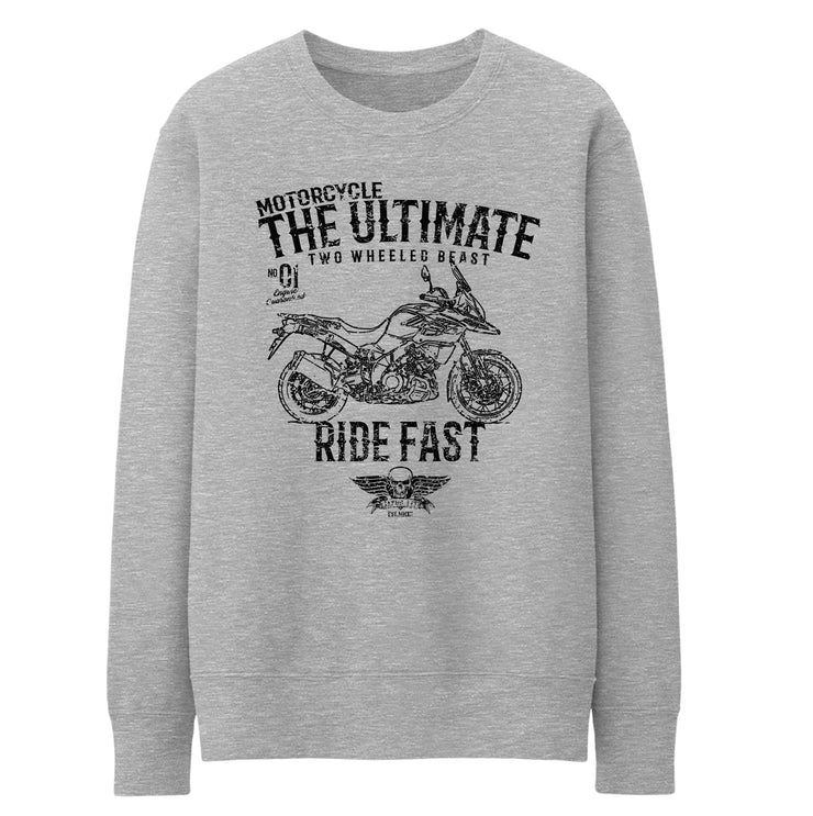 JL Ultimate Illustration For A Suzuki V Strom 1000XT Motorbike Fan Jumper