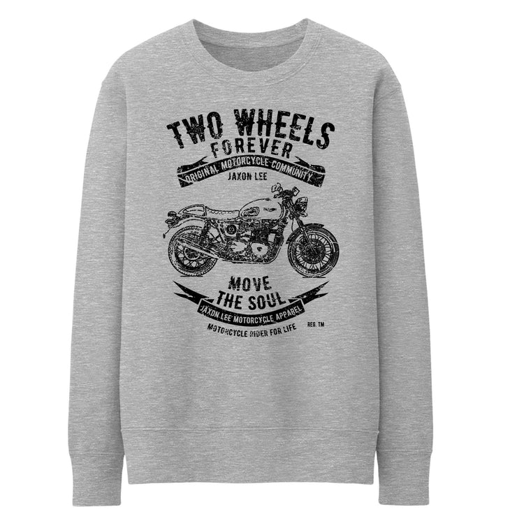 JL Soul Art Jumper aimed at fans of Triumph Thruxton Ace Motorbike