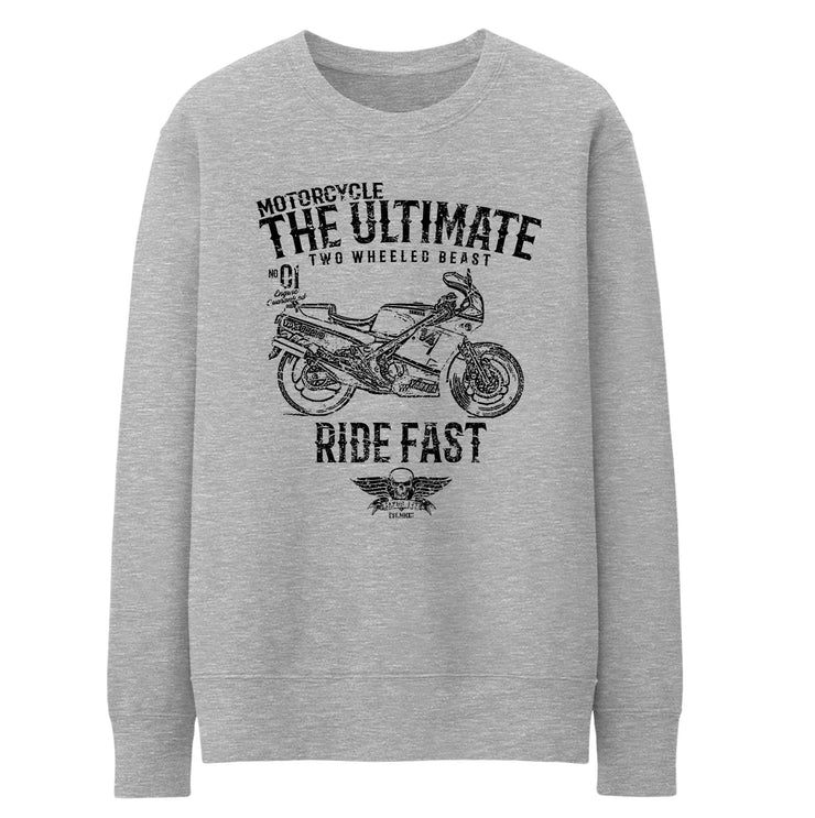 JL Ultimate Illustration For A Yamaha RD500 YPVS LC Motorbike Fan Jumper