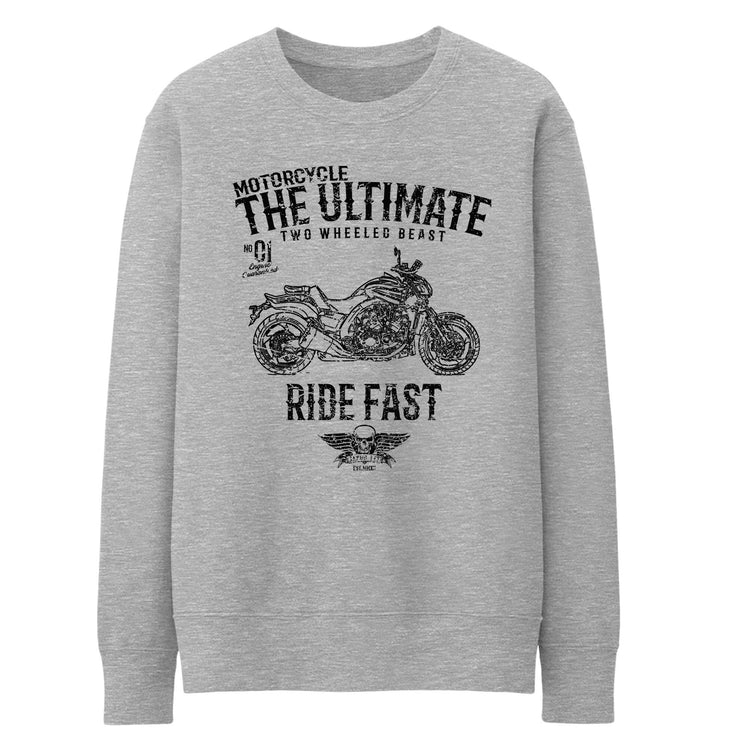 JL Ultimate Illustration For A Yamaha VMAX 2015 Motorbike Fan Jumper