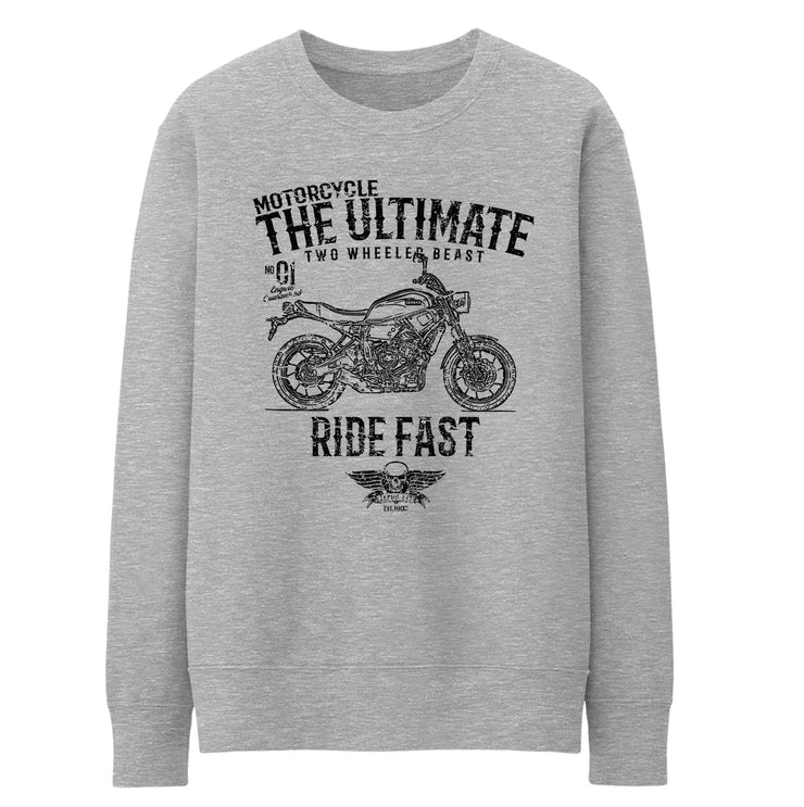 JL Ultimate Illustration For A Yamaha XSR700 Motorbike Fan Jumper
