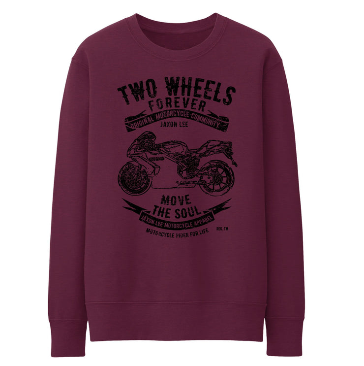 JL Soul Illustration For A Ducati 749S Motorbike Fan Jumper