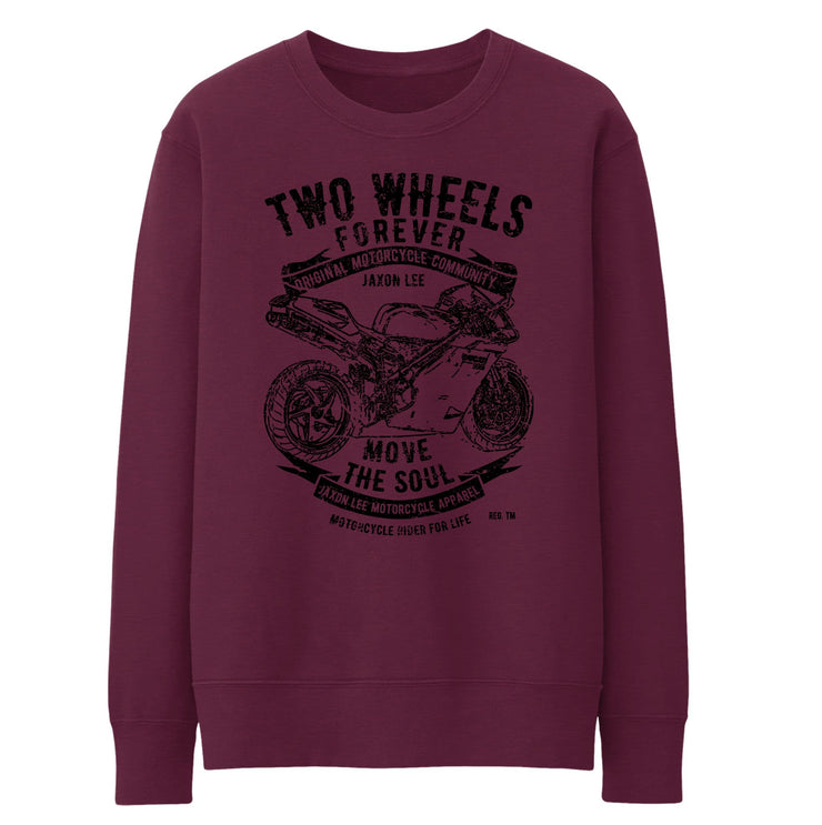 JL Soul Illustration For A Ducati 996R Motorbike Fan Jumper