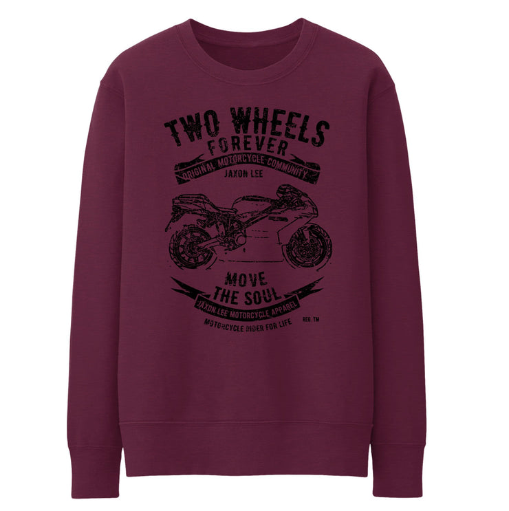 JL Soul Illustration For A Ducati 999 Motorbike Fan Jumper