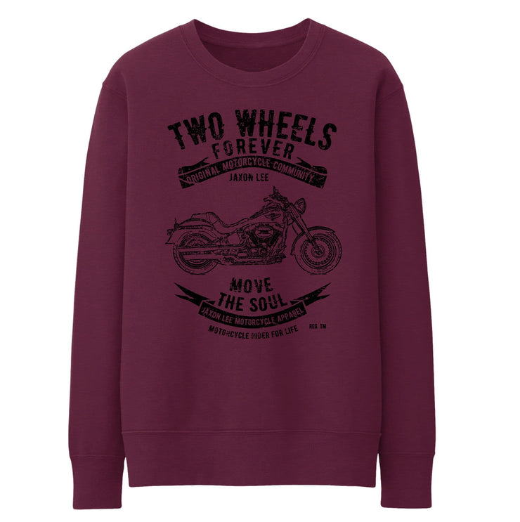 JL Soul Art Jumper aimed at fans of Harley Davidson Fat Boy S Motorbike