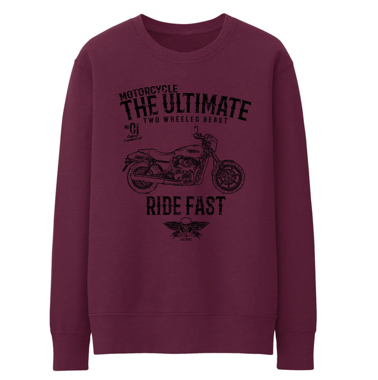 JL Ultimate Art Jumper aimed at fans of Harley Davidson Street 750 Motorbike