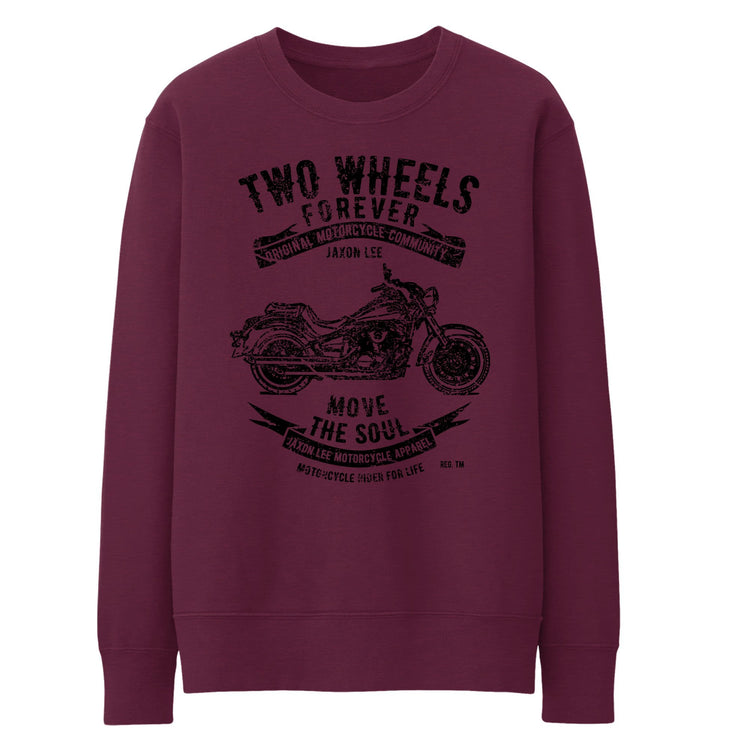 JL Soul Illustration For A Kawasaki Vulcan 900 Motorbike Fan Jumper