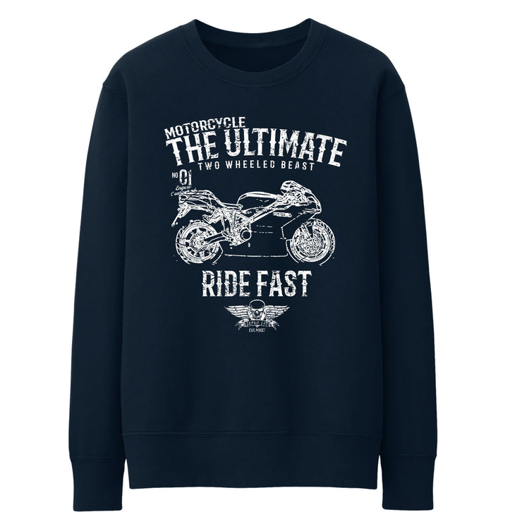 JL Ultimate Illustration For A Ducati 999 Motorbike Fan Jumper