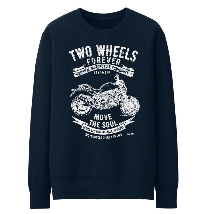 JL Soul Illustration For A Ducati Monster 821 Stripe Motorbike Fan Jumper