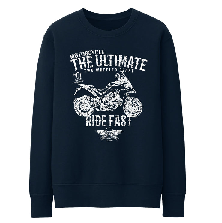 JL Ultimate Illustration For A Ducati Multistrada 1200S Motorbike Fan Jumper