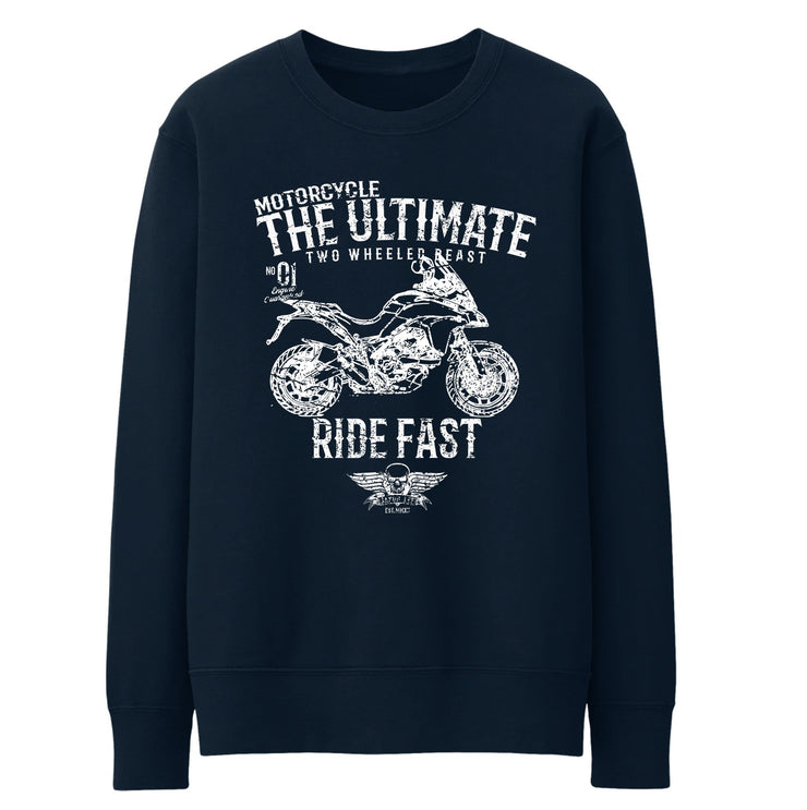 JL Ultimate Illustration For A Ducati Multistrada 950 Motorbike Fan Jumper
