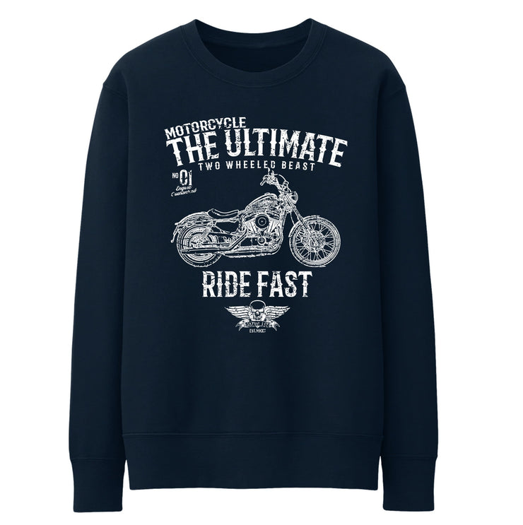 JL Ultimate Art Jumper aimed fans of Harley Davidson Seventy Two Motorbike