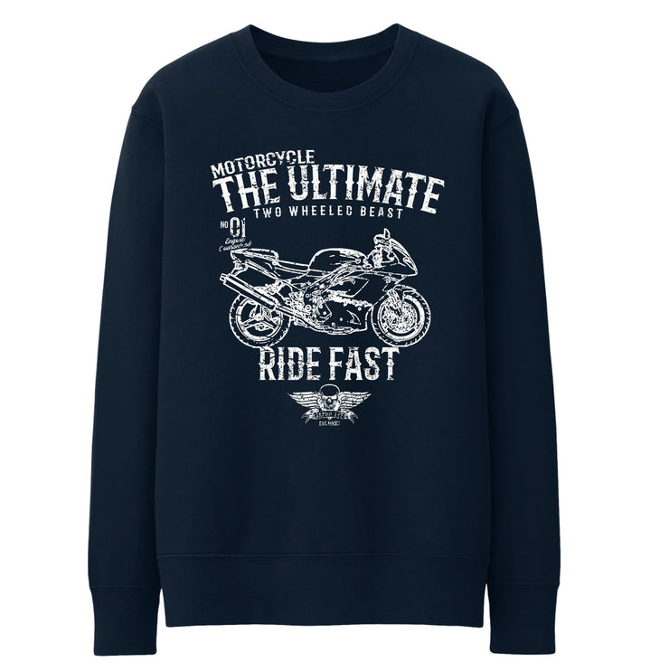 JL Ultimate Art Jumper aimed at fans of Triumph Daytona 995i Motorbike