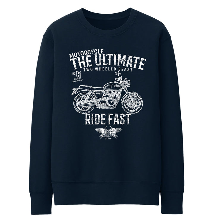 JL Ultimate Art Jumper aimed at fans of Triumph Street Bonneville T100 Black