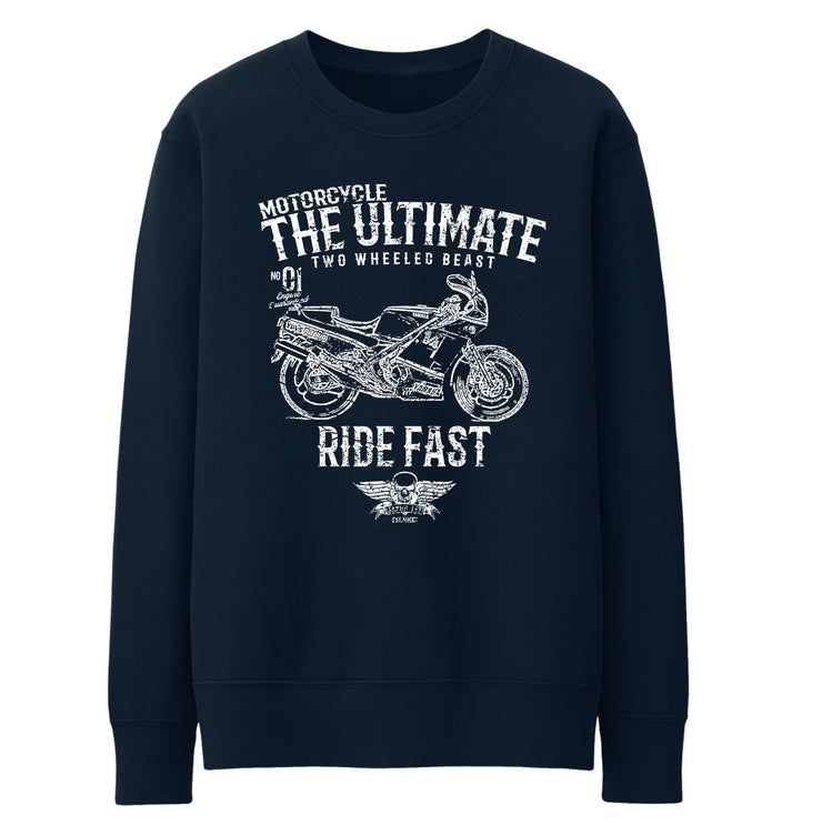 JL Ultimate Illustration For A Yamaha RD500 YPVS LC Motorbike Fan Jumper