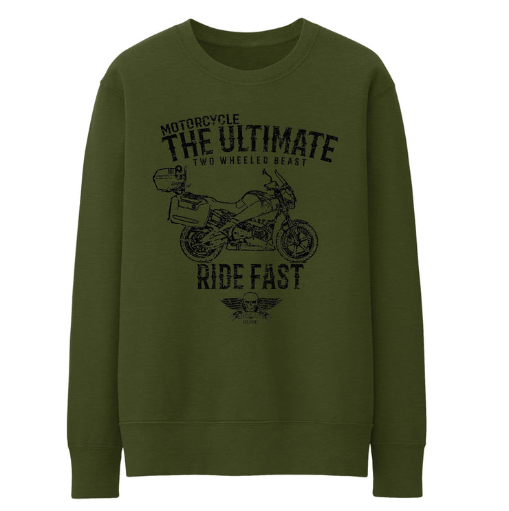 JL Ultimate Illustration For A Buell Ulysses XB12XT 2010 Motorbike Fan Jumper
