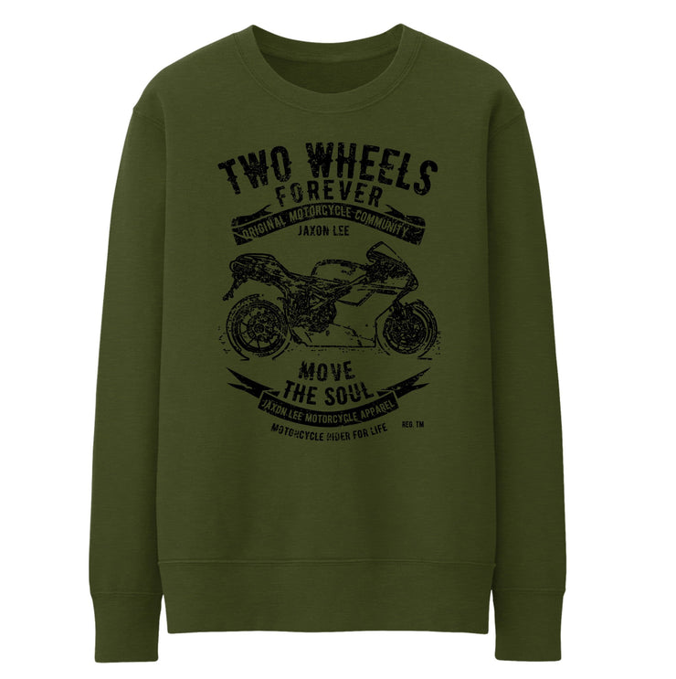 JL Soul Illustration For A Ducati 1098S Motorbike Fan Jumper