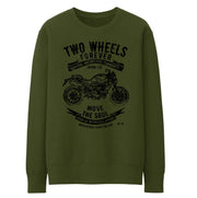JL Soul Illustration For A Ducati Monster 796 Motorbike Fan Jumper