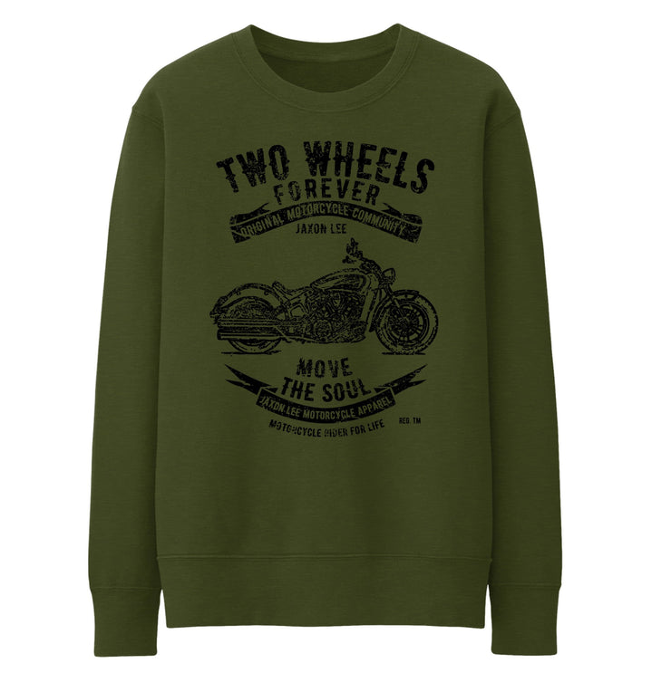 JL Soul Illustration For A Indian Scout Motorbike Fan Jumper