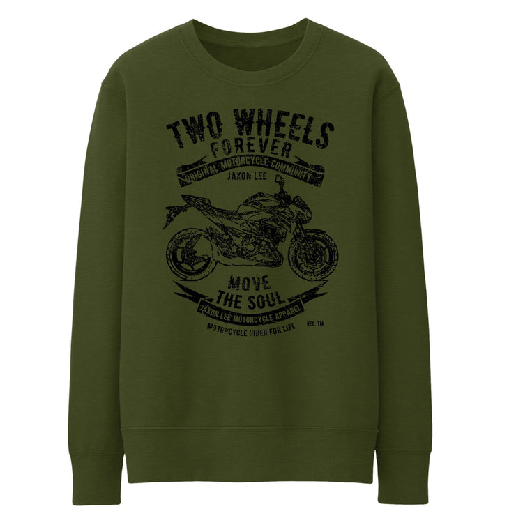 JL Soul Illustration For A Kawasaki Z800 Motorbike Fan Jumper