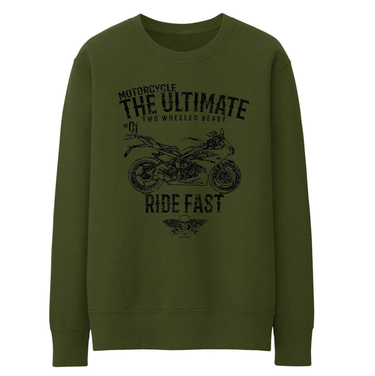 JL Ultimate Art Jumper aimed at fans of Triumph Daytona 675R Motorbike