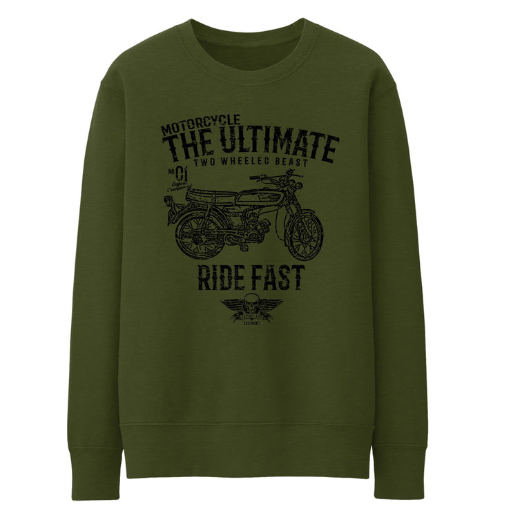 JL Ultimate Illustration For A Yamaha fs1e 50 Motorbike Fan Jumper