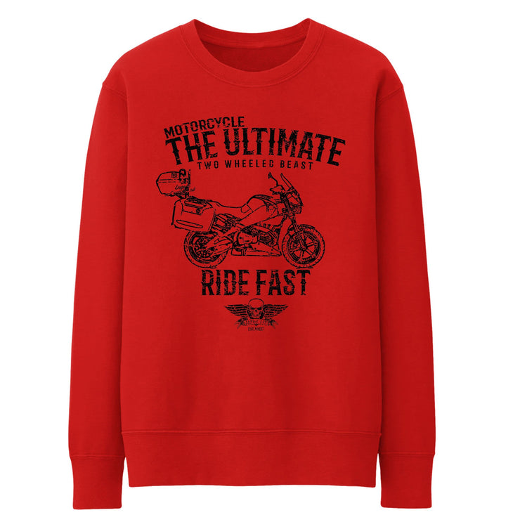 JL Ultimate Illustration For A Buell Ulysses XB12XT 2010 Motorbike Fan Jumper